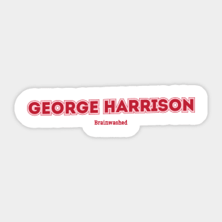 George Harrison Brainwashed Sticker